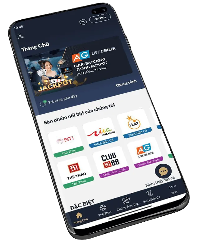 Đa dạng trò chơi casino 76win